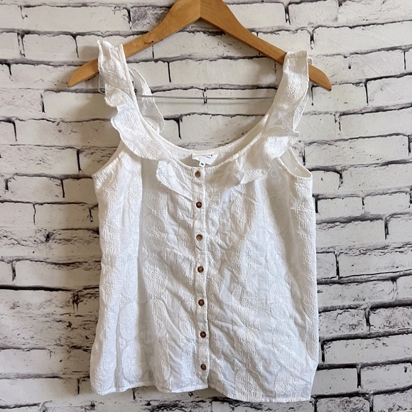 Sezane Tops - Sezane Manon Blouse in White Size 38